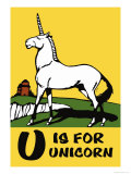 U is for Unicorn