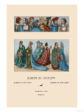 Variety of Fifteenth Century French Costumes