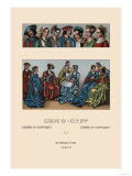 Assorted Costumes of the Early Renaissance