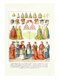 French Clergy Headwear and Vestments