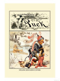 Puck Magazine: Stealing Jingo Jim's Clothes