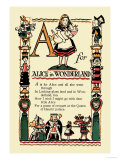 A for Alice in Wonderland