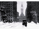 Snow at City Hall  Philadelphia  Pennsylvania