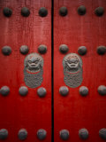 The Giant Red Doors to the Forbidden City in Beijing