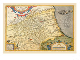 Map of Northeastern Italy