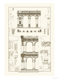 Porch of the Cathedral of Spoleto and Arcade from Palazzo Farnese