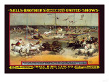 Sells Brothers' Enormous United Shows: Three Ring Circus
