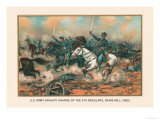 Cavalry Charge of the 5th Regulars  Gaines Mill 1862