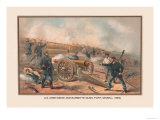 Siege and Barbette Guns  Fort Haskell  1865