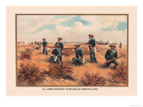 Infantry Attacked by Indians  1876