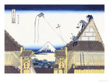 Kite Flying from Rooftop