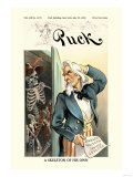 Puck Magazine: A Skeleton of His Own