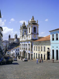 Salvador  the Pelourinho District at Largo Do Pelourinho  Bahia State  Brazil  South America