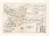 Il Disegno D'Geografia Moderna Della Provincia Di Natolia