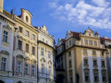 Building Facades in the Old Town Square  Prague  Unesco World Heritage Site  Czech Republic  Europe