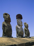 Ahu Tongariki  Easter Island  Chile  Pacific