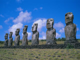 Ahu Akiui  Easter Island  Chile  Pacific