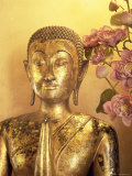 Close-up of Statue of the Buddha  Wat Pho (Wat Po) (Wat Phra Chetuphon)  Bangkok  Thailand
