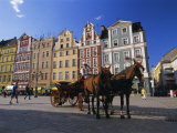 The Rynek (Town Square)  Wroclaw  Silesia  Poland  Europe