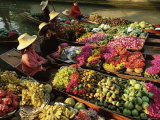 Damnoen Saduak Floating Market  Bangkok  Thailand