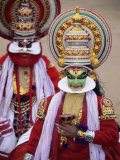 Kathakali Dance Performers  Kochi (Cochin)  Kerala State  India  Asia
