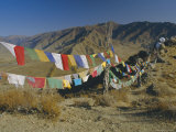 Buddhist Prayer Flags  Samye Monastery  Tibet  China
