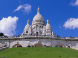 Basilica of Sacre Coeur  Montmartre  Paris  France  Europe