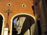 Old Town  Antibes  Alpes-Maritimes  Provence  Cote d'Azur  France  Europe