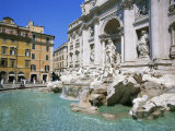 Baroque Style  Trevi Fountain (Fontana Di Trevi)  Rome  Lazio  Italy  Europe