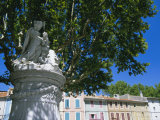Roman Statue  Old Town  Orange  Vaucluse  Provence  France  Europe