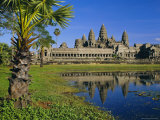 Angkor Wat  Temple in the Evening  Angkor  Siem Reap  Cambodia
