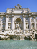 Baroque Style  Trevi Fountain (Fontana Di Trevi)  Rome  Lazio  Italy  Europe