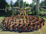 Performance of the Famous Balinese 'Kecak' Dance  Bali  Indonesia