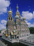 Church of the Resurrection (Church on Spilled Blood)  St Petersburg  Russia  Europe
