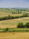 Gascony View from Lavardens Villiage  Midi-Pyrenees  France  Europe