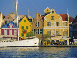 Colonial Gabled Waterfront Buildings  Willemstad  Curacao  Caribbean  West Indies