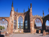 Old Cathedral (Bombed in 2nd World War)  Coventry  Warwickshire  UK