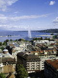 View Over the City  Geneva  Switzerland  Europe