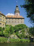 Castle  Cesky Krumlov  South Bohemia  Czech Republic  Europe