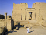 Temple of Horus  Edfu  Egypt  North Africa  Africa