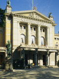 The National Theatre  Oslo  Norway  Scandinavia  Europe