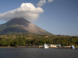 Moyogalpa Port and Conception Volcano  Ometepe Island  Nicaragua  Central America