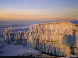 Glacier at Sunrise on Summit of Mount Kibo  5895M  Killimanjaro National Park  Tanzania  Africa