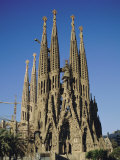La Sagrada Familia  Gaudi Cathedral  Barcelona  Catalonia (Cataluna) (Catalunya)  Spain  Europe