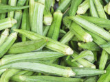Okra on a Market Stall