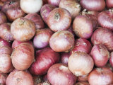 Onions on a Market Stall