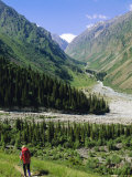 Tien Shan Mountains  Ala Archa Canyon  Kyrgyzstan  Central Asia