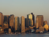 City Skyline at Dawn  Boston  Massachusetts  USA