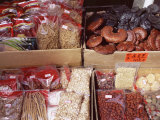 Display of Dried Seafood  Des Voeux Road West  Hong Kong Island  Hong Kong  China  Asia