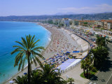 Promenade Des Anglais  Nice  Cote d'Azur  Alpes-Maritimes  Provence  France  Europe